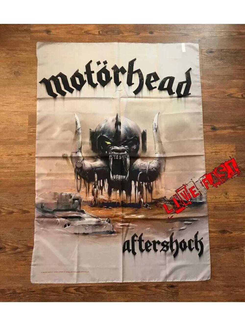 MOTORHEAD - AFTERSHOCK FLAG Banner Tapestry Fabric Poster
